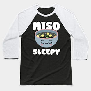 Miso Anime Japanese Food Lover Baseball T-Shirt